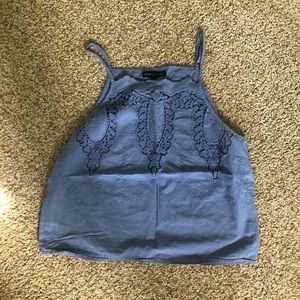 Kendall & Kylie Linen Embroidered Tank